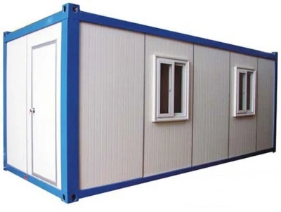 Vorgefertigtes modulares Mobilhaus aus Stahlkonstruktionscontainern für Büro- oder Wohnzimmer-Baumaterial-Fertighaus