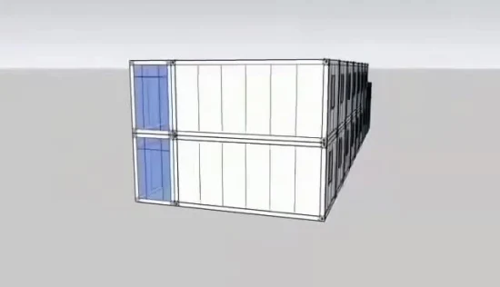 Hochwertiges 20/40FT mobiles Luxus-Fertighaus mit Stahlstruktur und Flatpack-Containerhaus/Modulares vorgefertigtes bewegliches Villa-Containerhaus